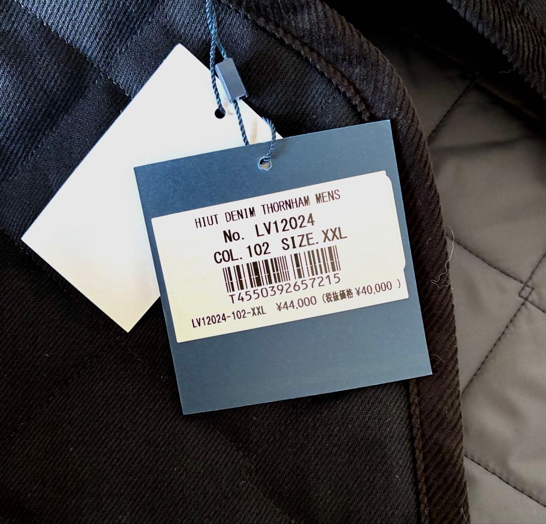 ラベンハム　デニムキルティングベスト 黒