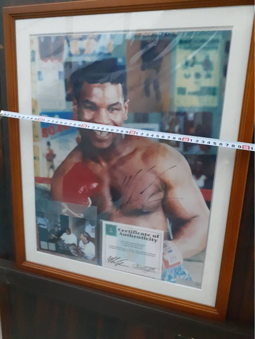 マイク・タイソン サイン入り生写真 フレーム付き