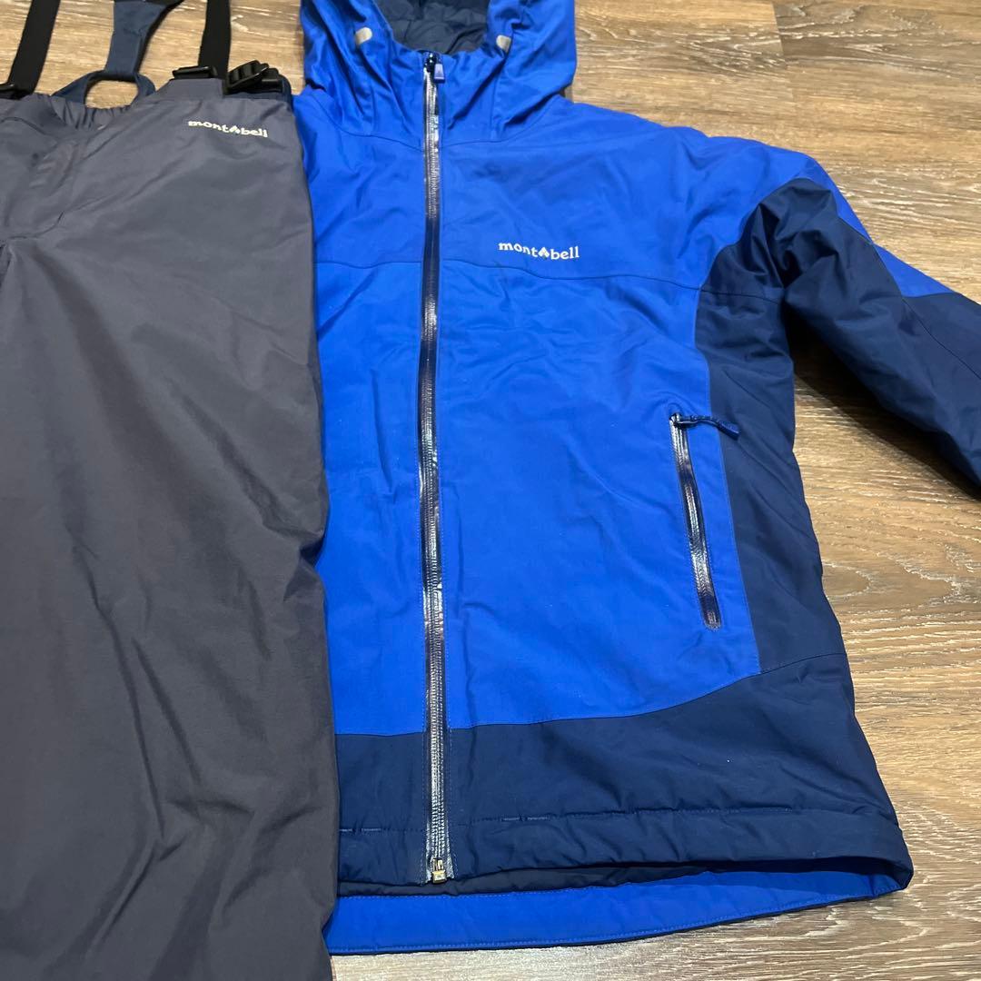 mont-bell モンベル　150男の子　　女の子スキーウェア　スノーウェア