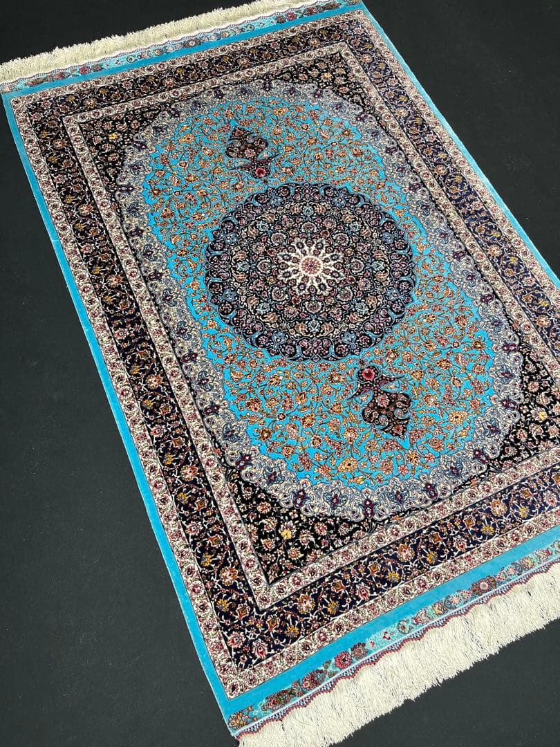 m*n様 最高級 ペルシャ絨毯シルク イラン クム産 約225万ノット100×1