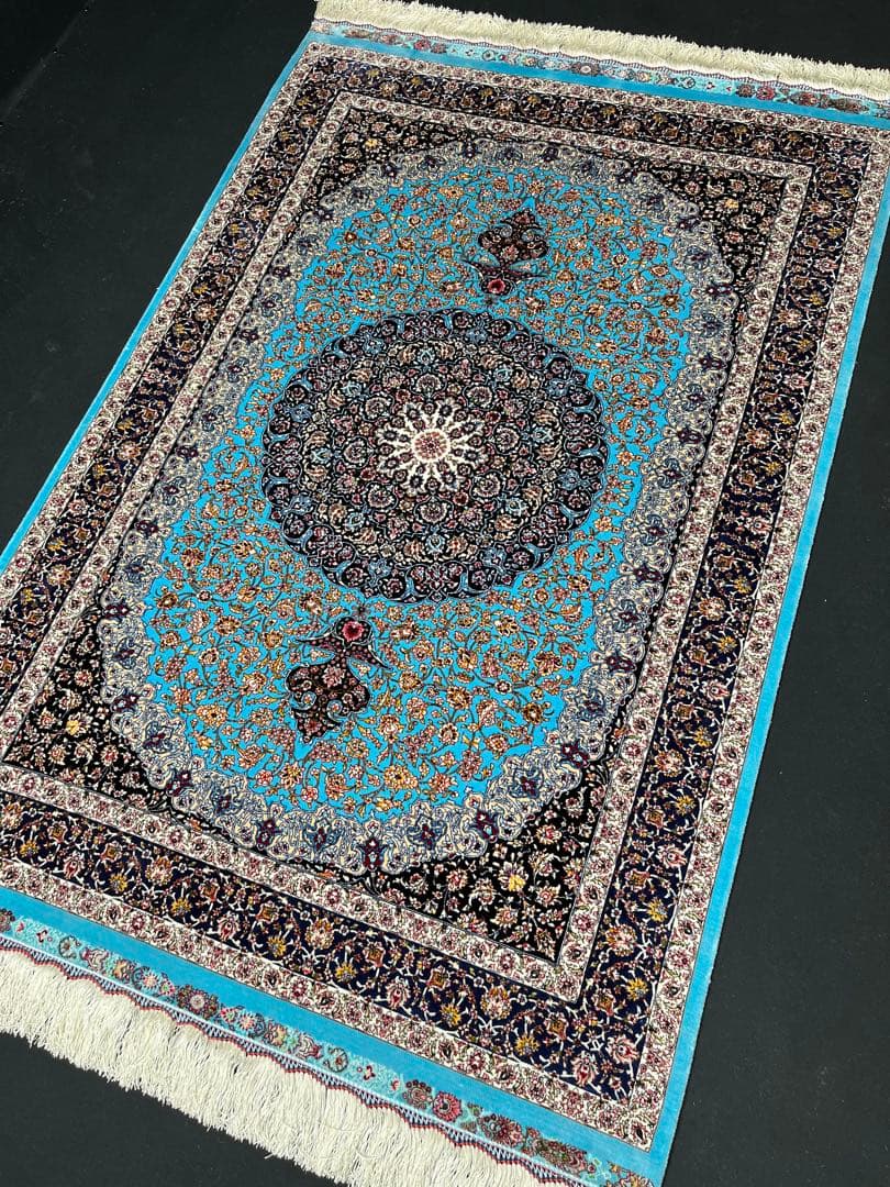 m*n様 最高級 ペルシャ絨毯シルク イラン クム産 約225万ノット100×1