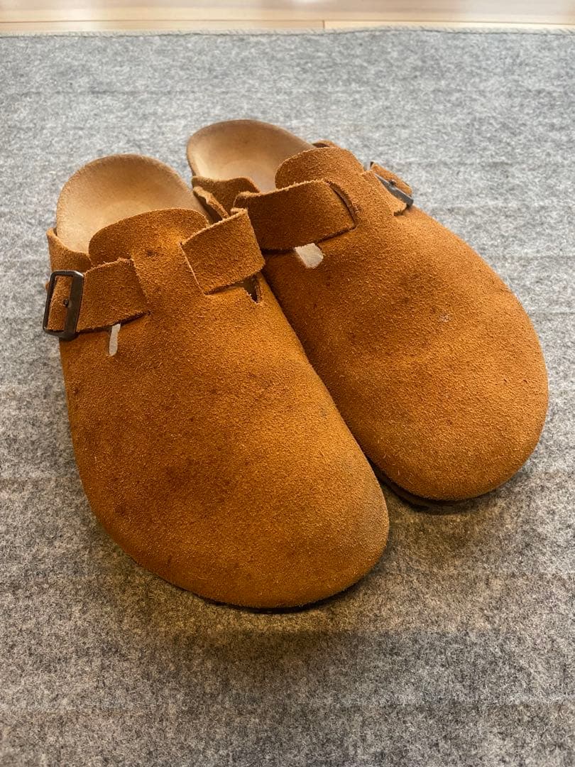 ビルケンシュトック　ボストン　サボ　スエード　　　サンダル　26.5cm