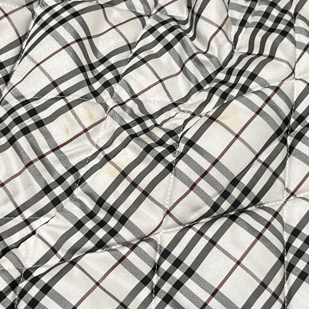 バーバリー ブラックレーベル　メンズ ダッフルコート Lサイズ　牛革紐