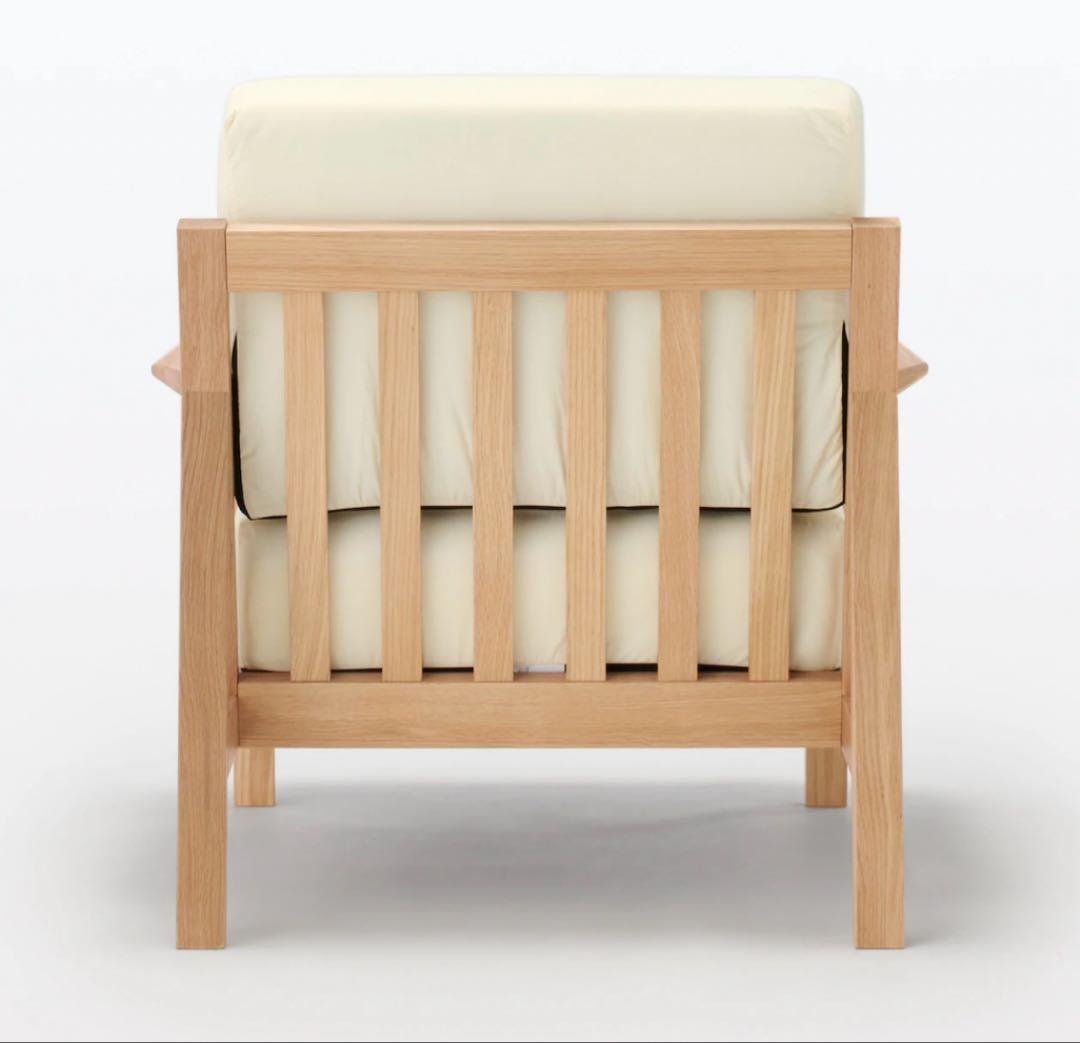 【引き取り限定】ソファ本体木製フレーム 1人掛けソファ（ウレタンポケットコイル）