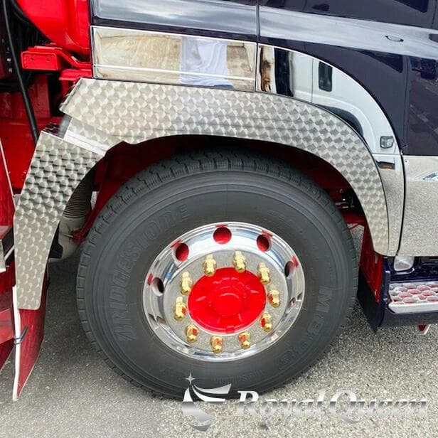 0659 日野 新型 17プロフィア フェンダーパネル ウロコ柄