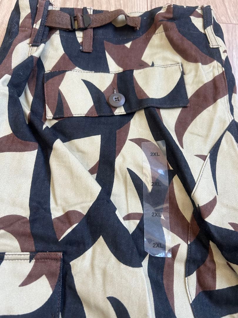 デッド未使用　ASATトライバルカモ カーゴパンツ XXL