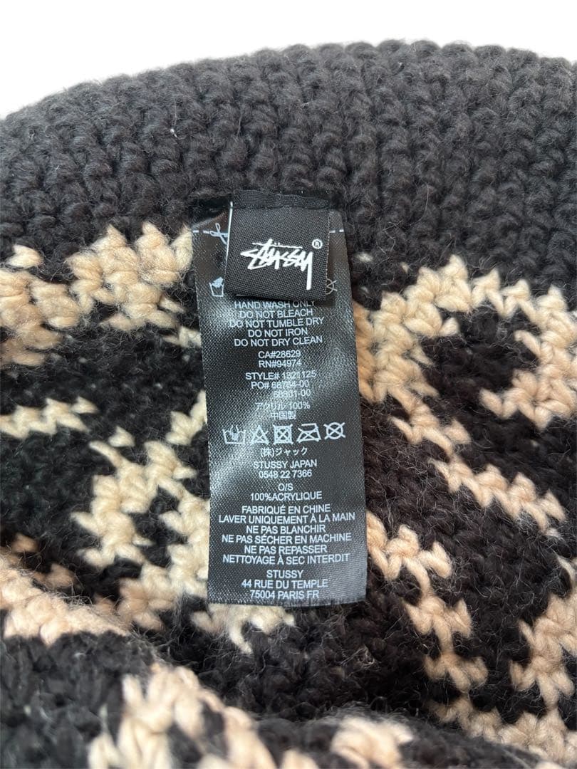 【希少】美品　stussy ステューシー　バケットハット　クラッシャーハット