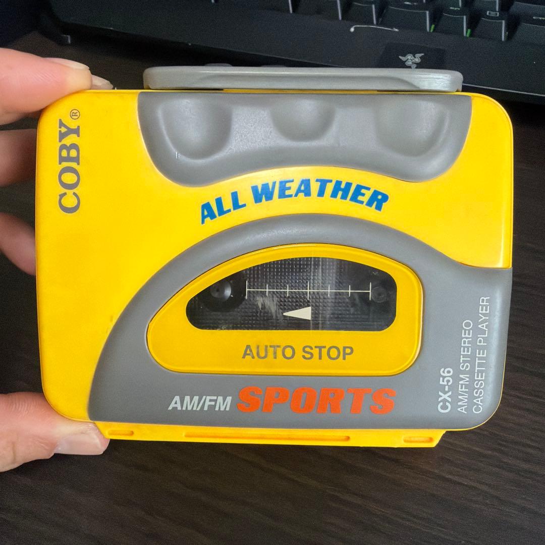 【希少レア】COBY CX-56 カセットプレーヤー AM/FMラジオチューナー