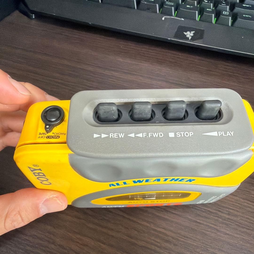 【希少レア】COBY CX-56 カセットプレーヤー AM/FMラジオチューナー