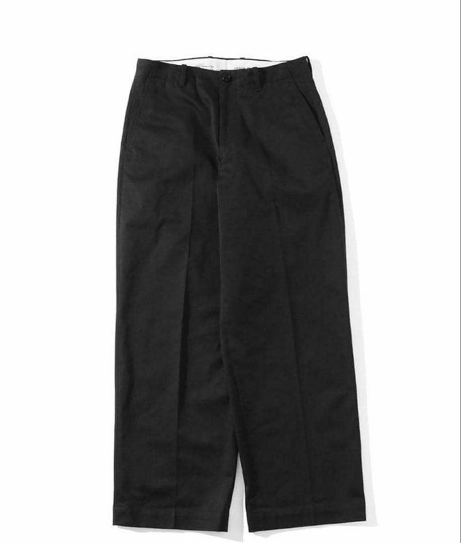 パンツ universal products NO TUCK WIDE CHINO 3