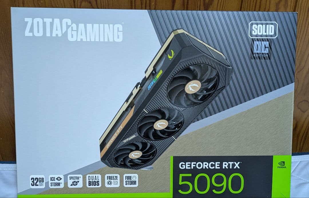 グラフィックボード・グラボ・ビデオカード ZOTAC GAMING GeForce RTX5090 SOLID OC