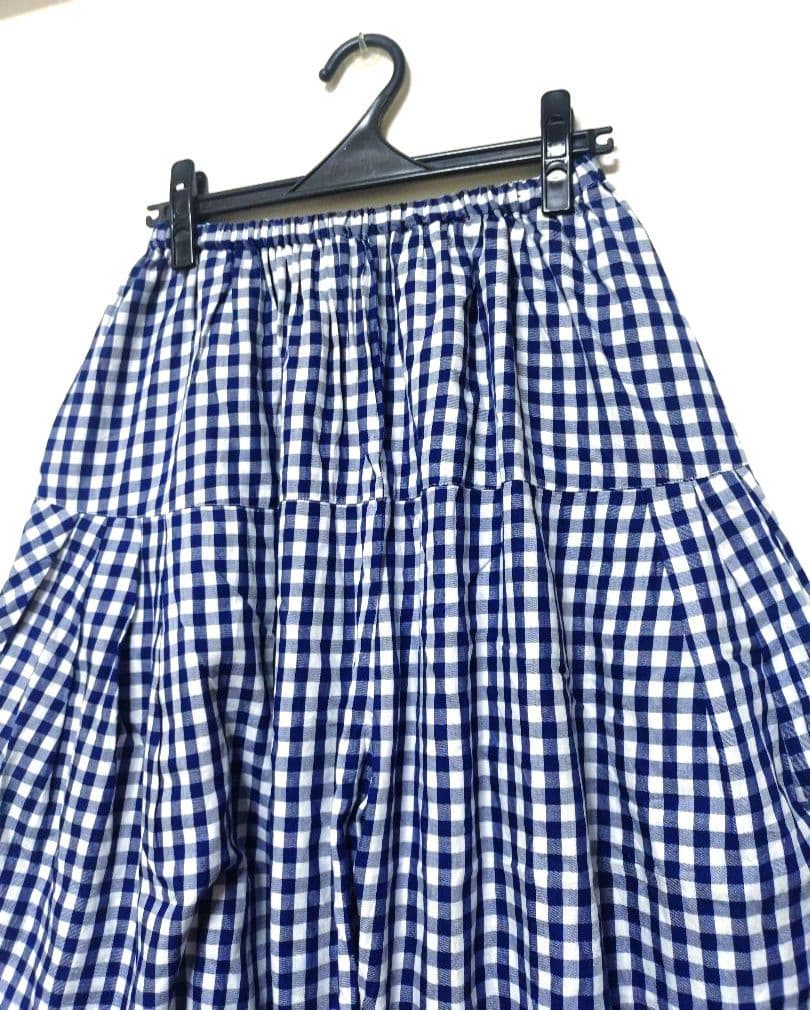 極美品！ビュルデサボン gingham balloon バルーンパンツ フリー