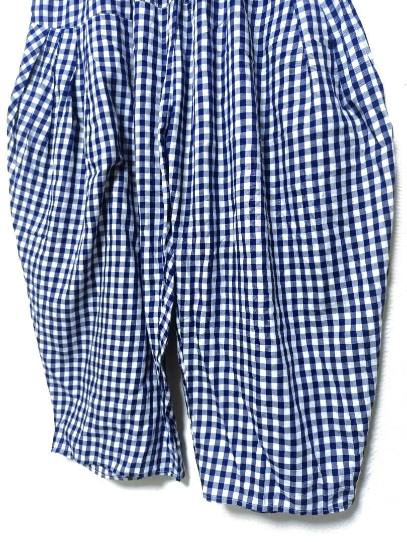 極美品！ビュルデサボン gingham balloon バルーンパンツ フリー