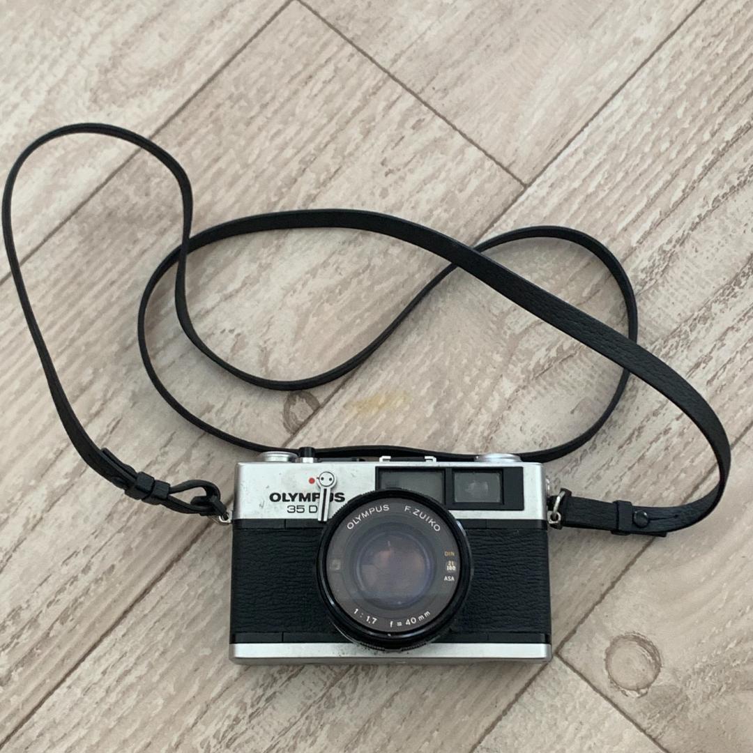 【現状品】OLYMPUS 35DC フィルムカメラ ストラップ付 オリンパス