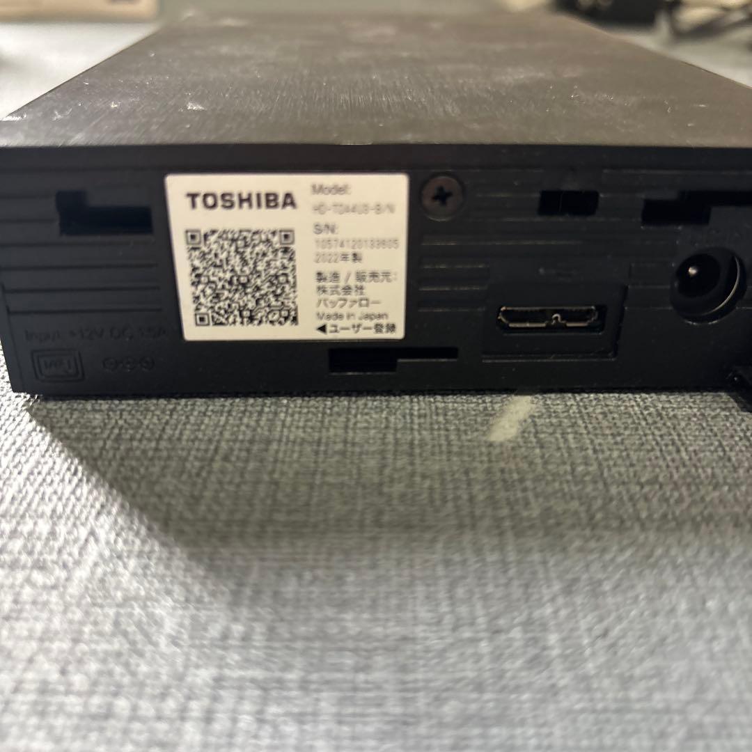 ⭐︎東芝 外付け ハードディスク 4TB HD-TDA4U3-B/N