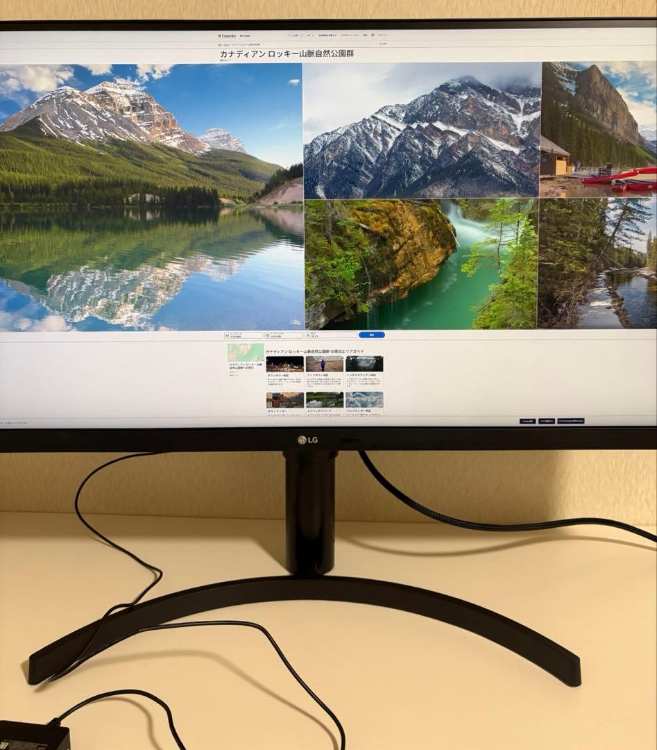 【美品】LG モニター ディスプレイ 34WN750-B 34インチ