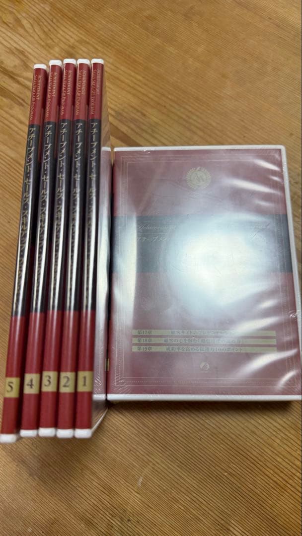 アチーブメントセールススキルアッププログラム、CD、DVD未開封有、青木仁志