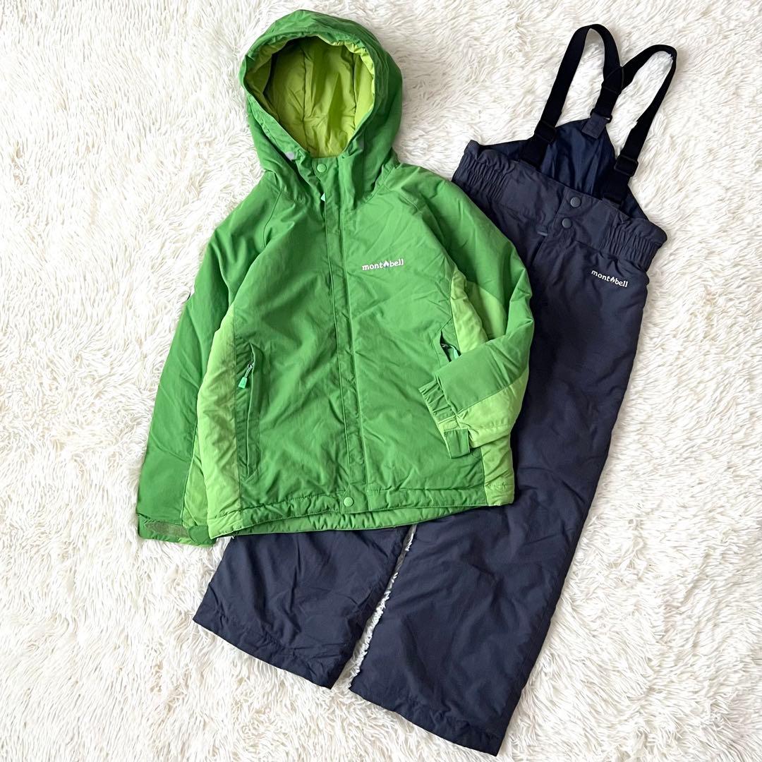 【美品】mont-bell モンベル ウェア 130 上下セット キッズ