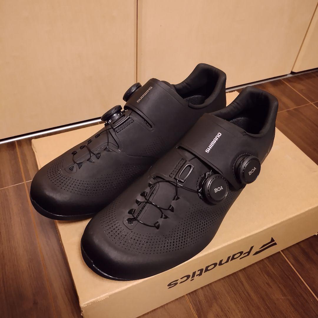 シマノ ビンディングシューズ RC703 EU43E ワイドモデル