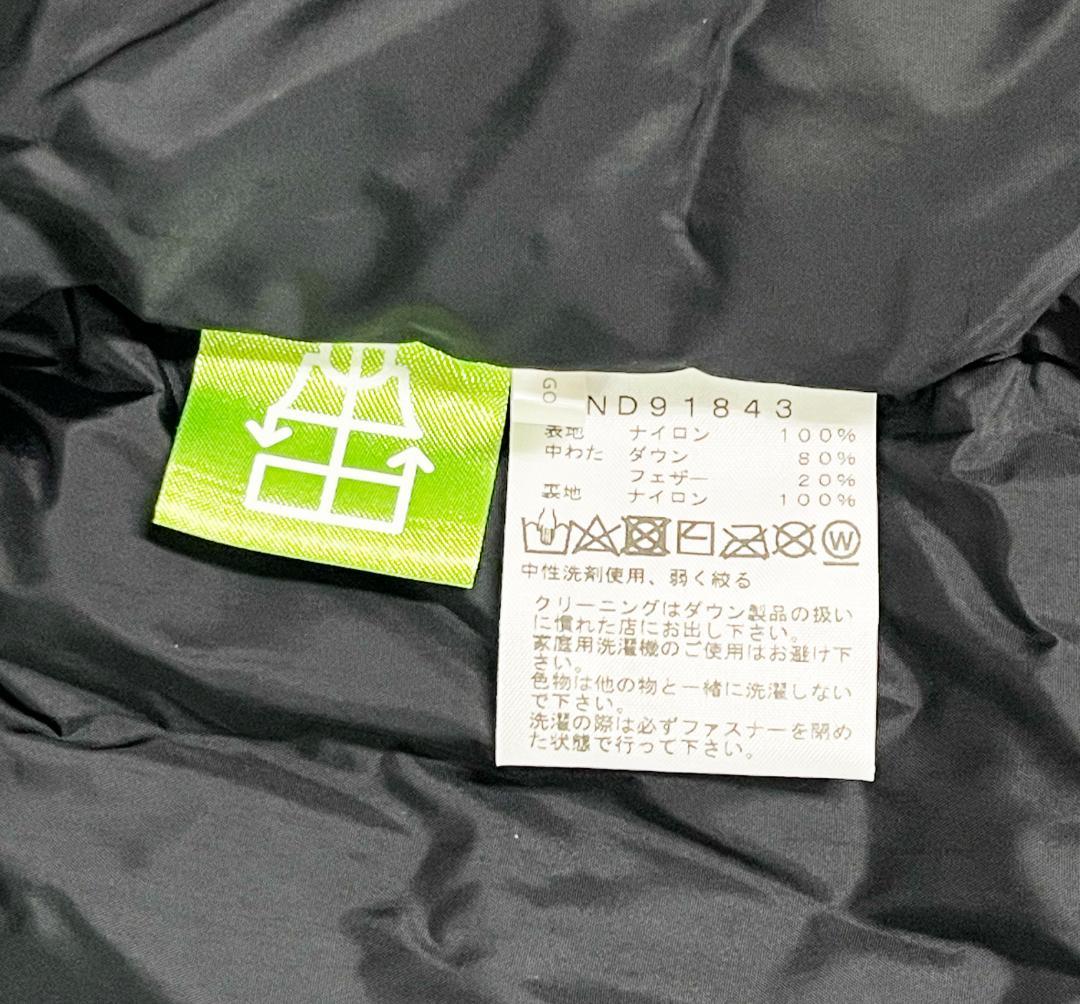 【新品・未使用】THE NORTH FACE ヌプシダウンベスト ND91843