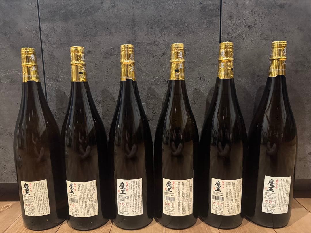 魔王 1800ml 6本　未開栓　焼酎