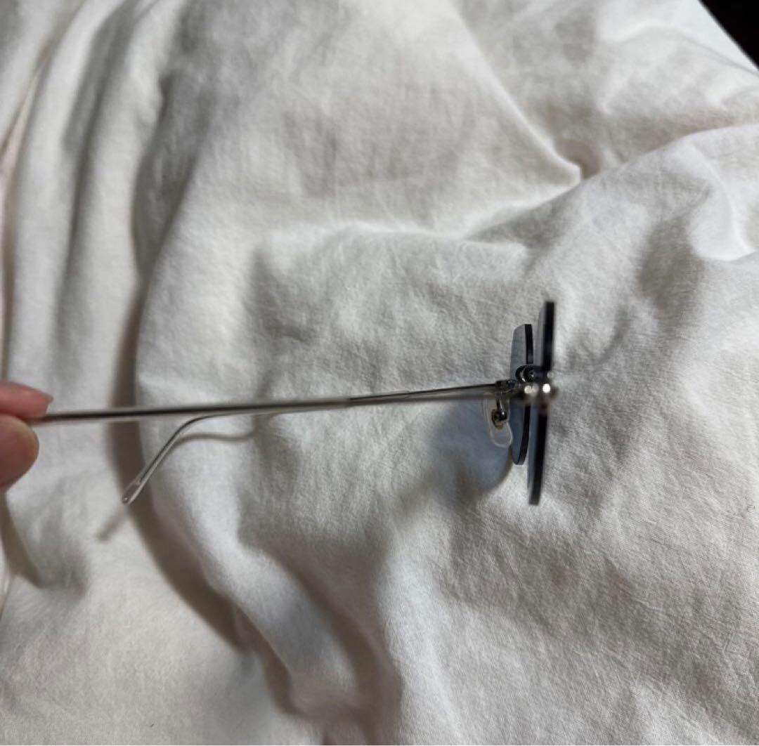 グ*リ様 ayame cutter オクタゴナル サングラス ブルーレンズ