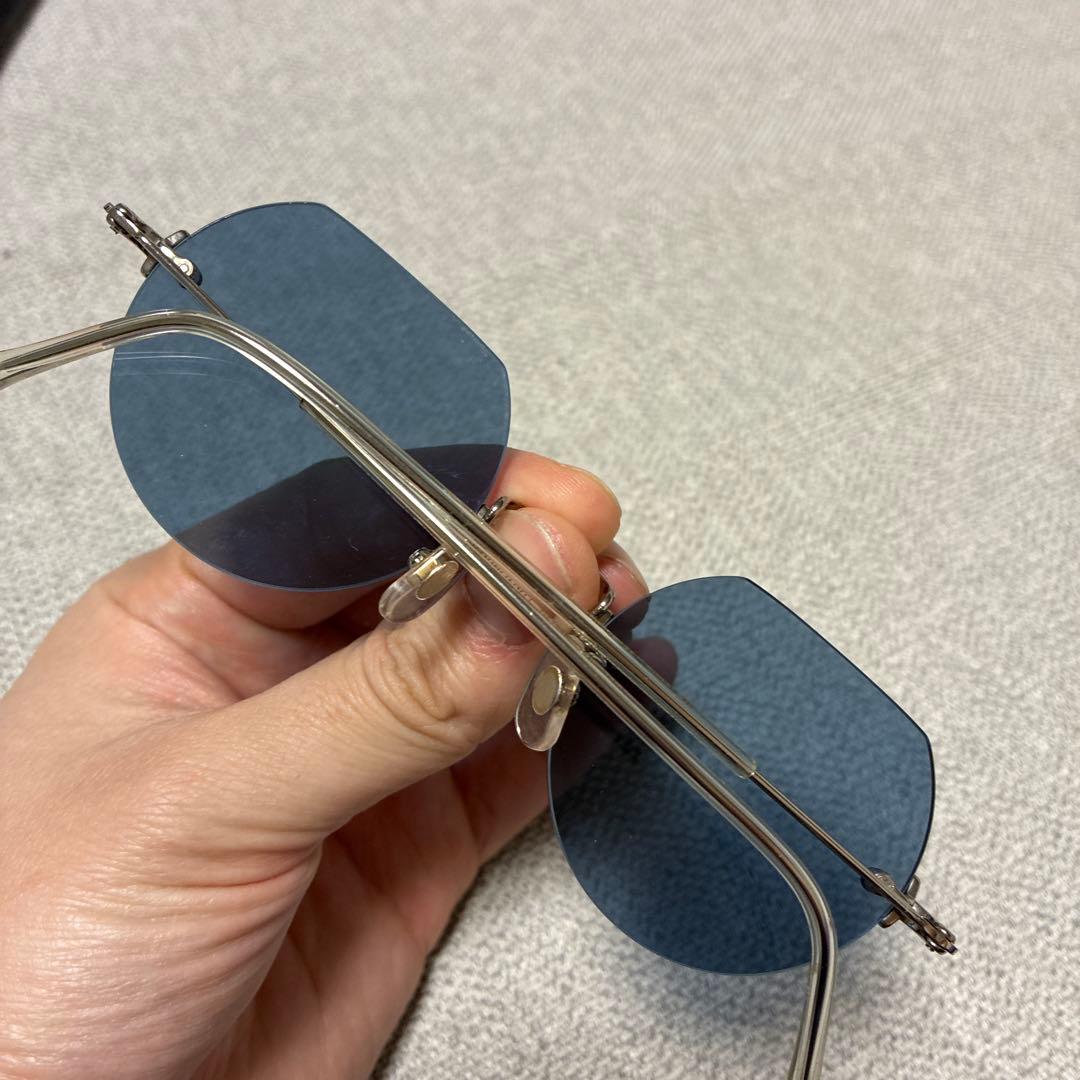 グ*リ様 ayame cutter オクタゴナル サングラス ブルーレンズ