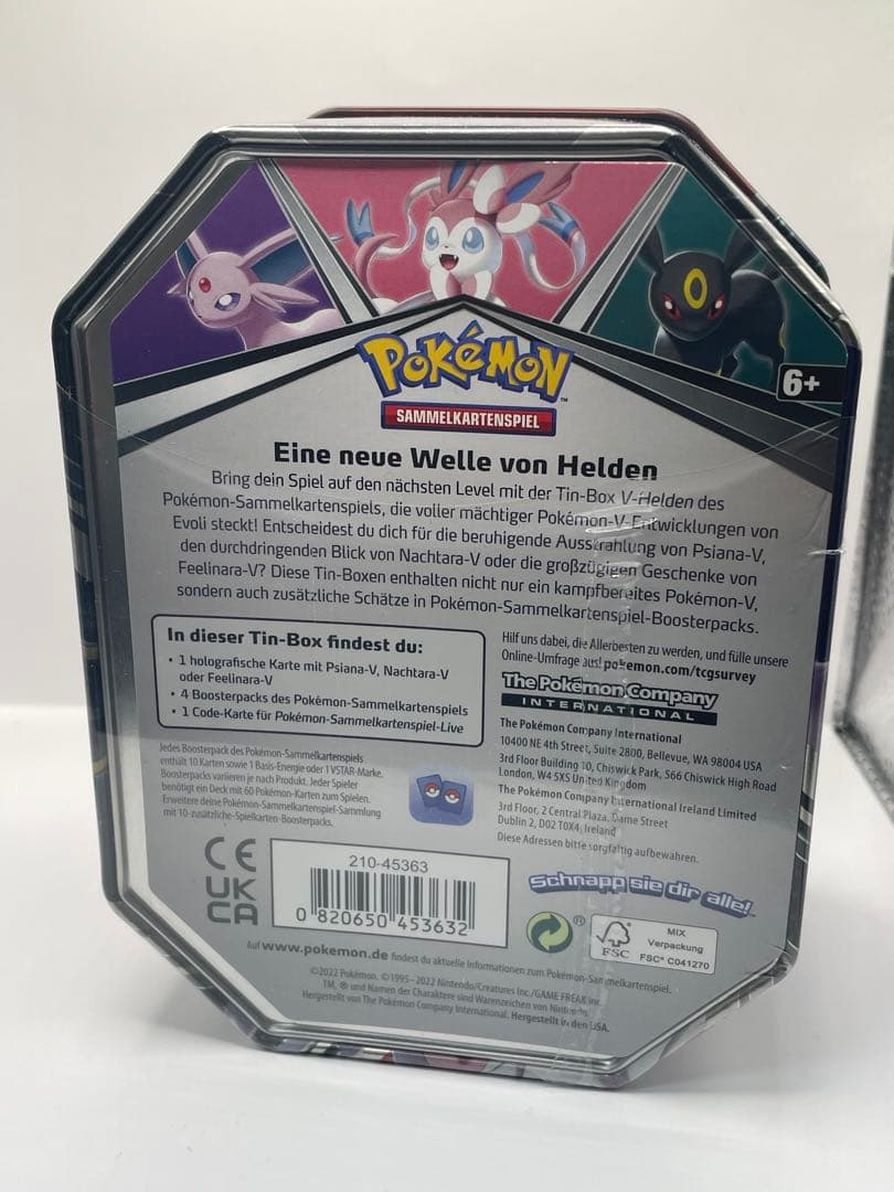 超希少 ドイツ語版 ブラッキー tin缶 公式品 ポケモンカード