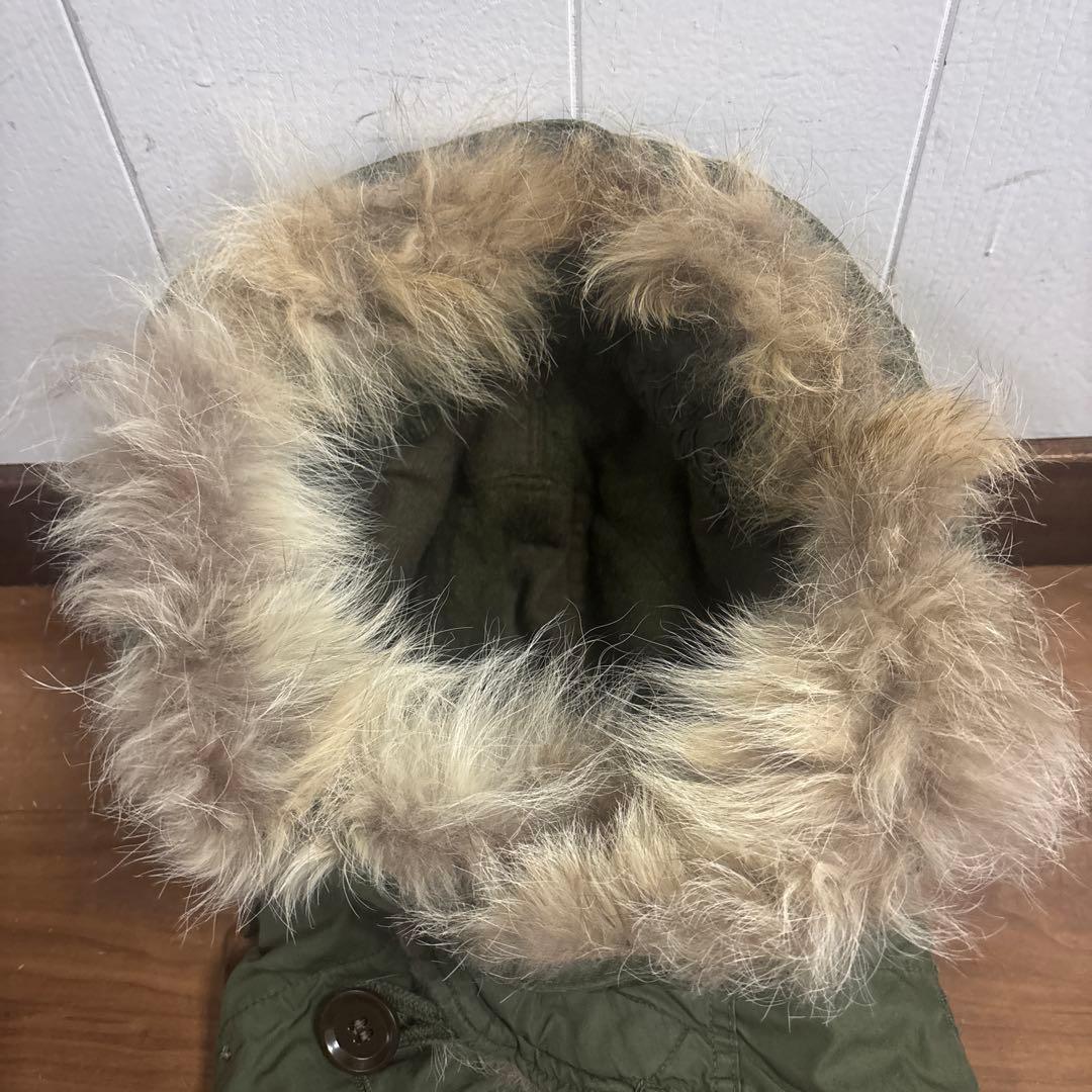50s 米軍　実物　M51フード　M1951 PARKA コヨーテファ　⑫