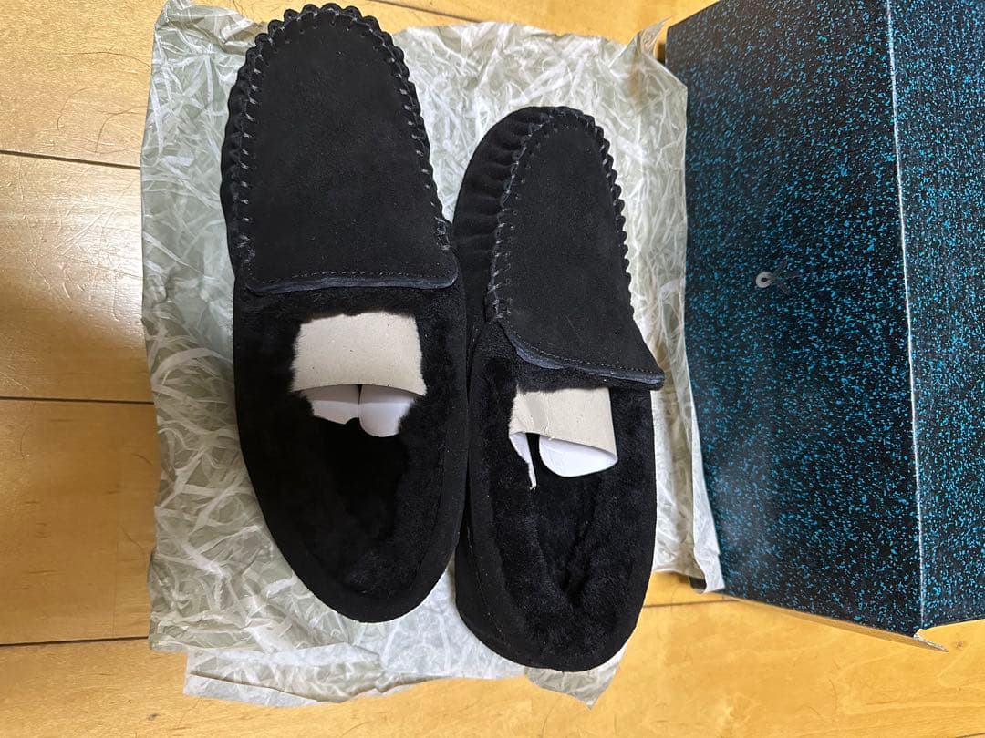 EMU Cairns モカシン　ブラック　サイズ24センチ