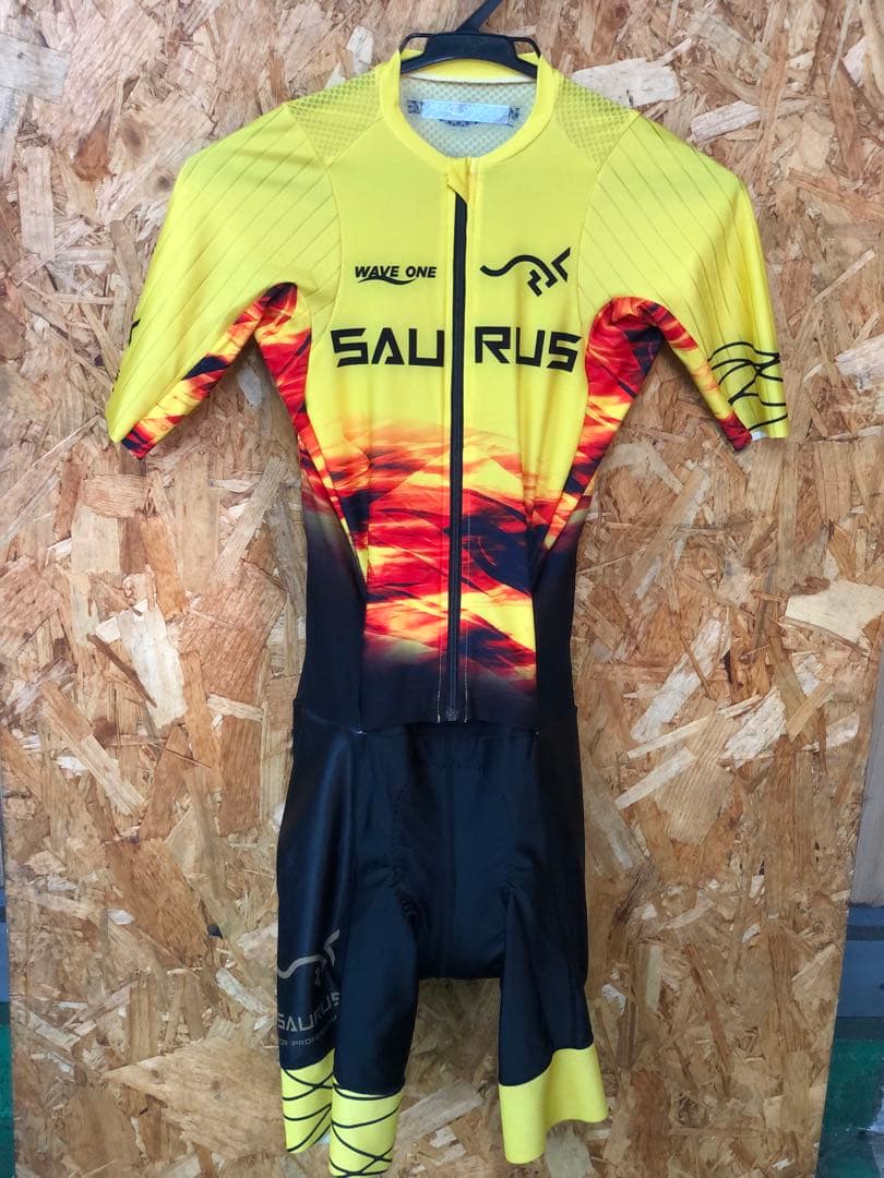 SAURUSスピードデュアルスーツ　ワンピース　メンズS WAVE ONE