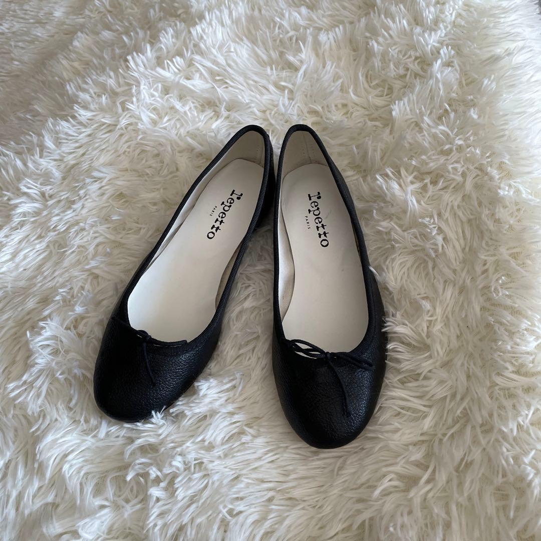 本日限定Repetto ブラックシューズ37サイズ23.0~23.5センチ相当