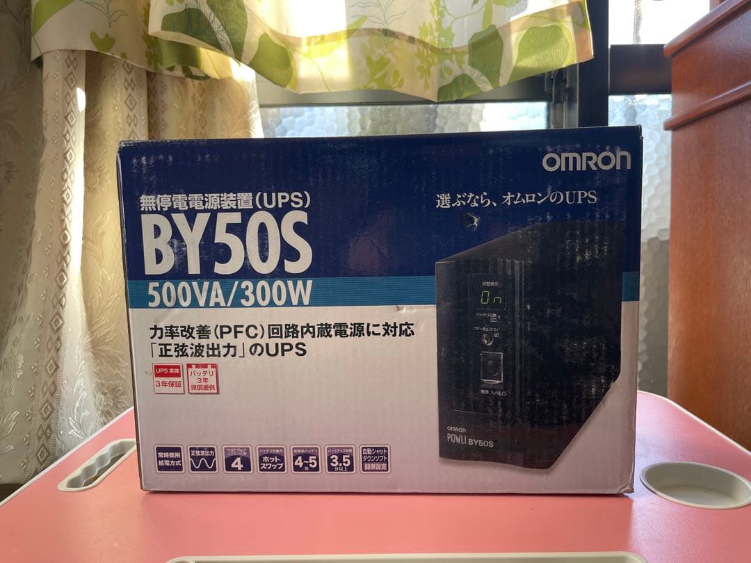 L*a様 OMRON BY50S UPS 500VA/300W 未使用　AMAZ