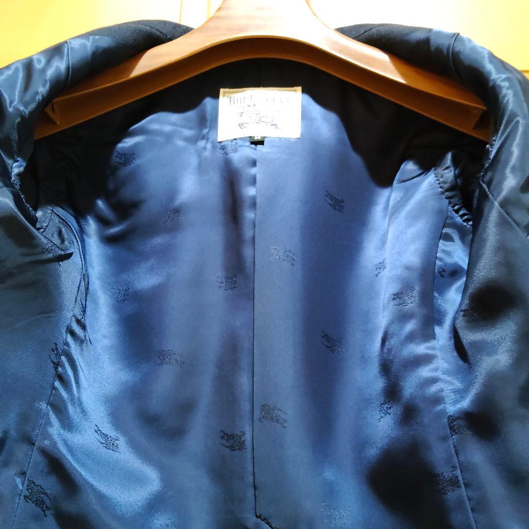 Burberrys バーバリー 希少 ロゴボタン ダブル 紺ブレ ジャケット M