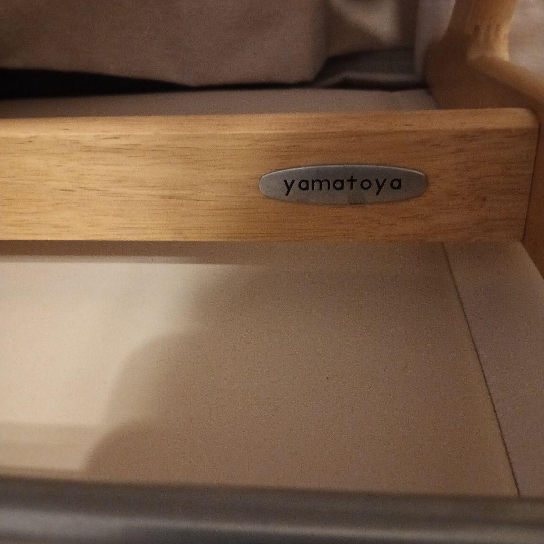 美品 大和屋 すくすくチェア 純正セーフティベルト付 木製