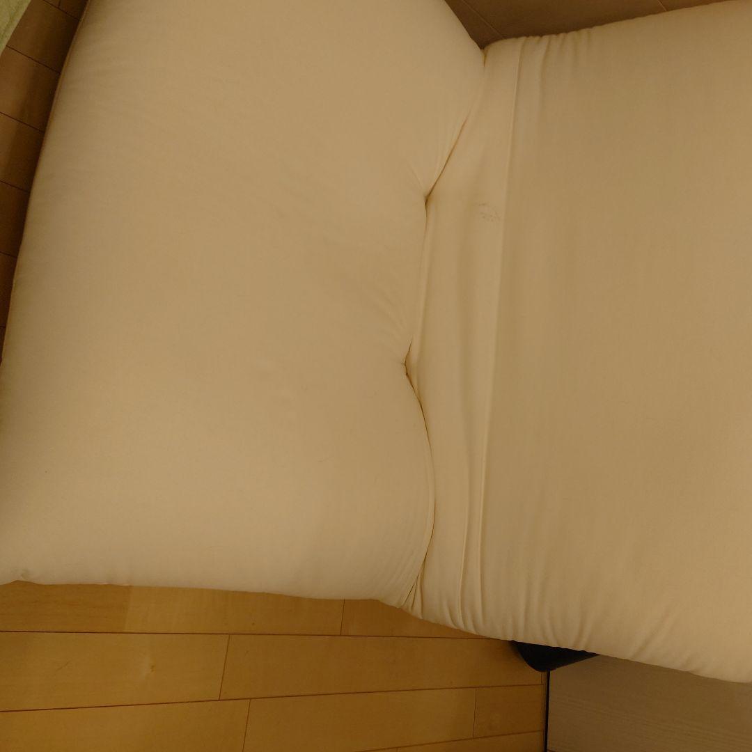 リーンロゼ　カラン　スチール脚　1人掛けソファ　ミルキーホワイト