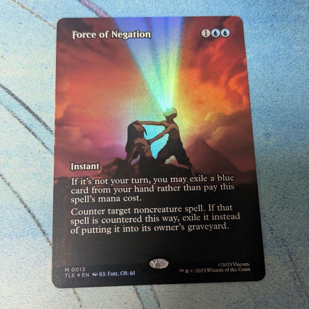 【MTG】否定の力 英語 ボーダーレス Foil