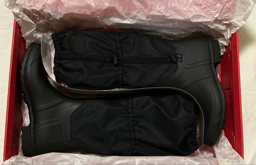 HUNTER 防水ロングブーツ ブラック 29cm