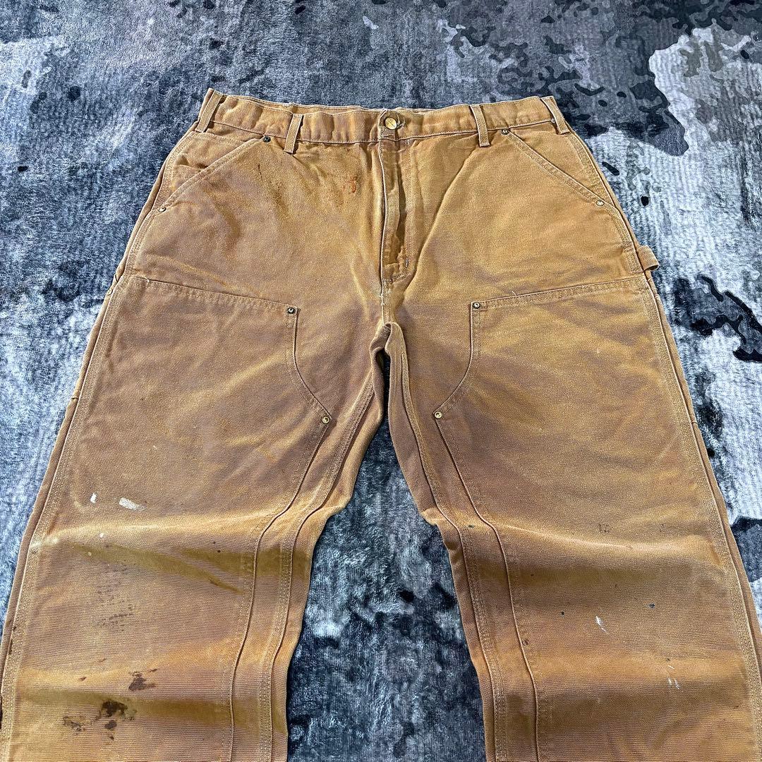 コメ欄セール！スペシャル ダック地 ダブルニー 雰囲気系 フェード感◎ ゆるだぼ