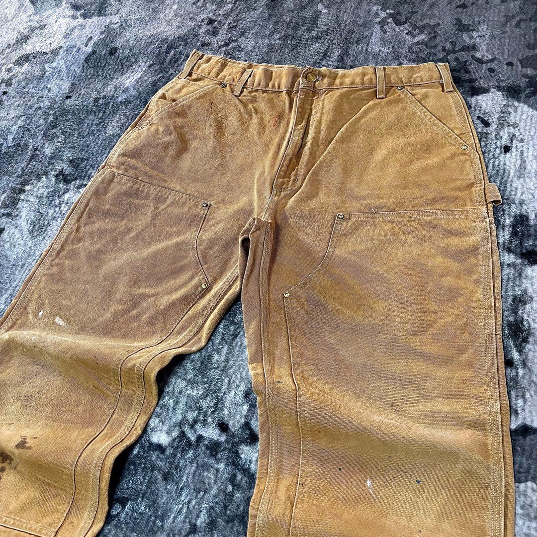 コメ欄セール！スペシャル ダック地 ダブルニー 雰囲気系 フェード感◎ ゆるだぼ