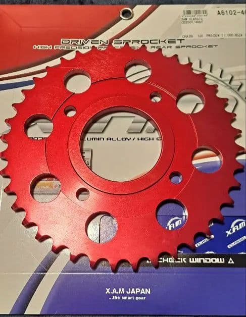 ホーク　CB250/400T.N X.A.M ドリブン　スプロケット