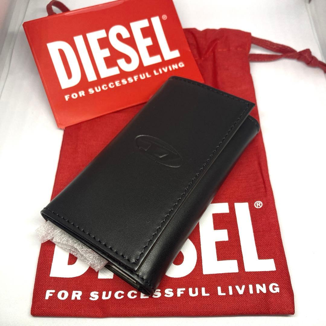 未使用品 DIESEL ディーゼル ６連 キーケース キーリング付き Dロゴ