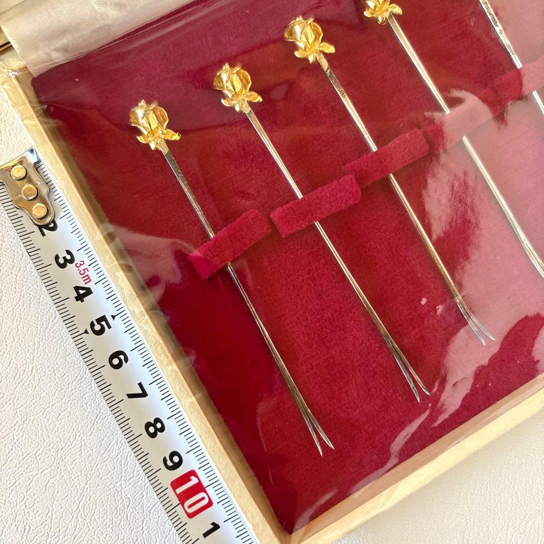 銀製 和光 WAKO GINZA シルバー フルーツピック 菓子切り 菓子楊枝