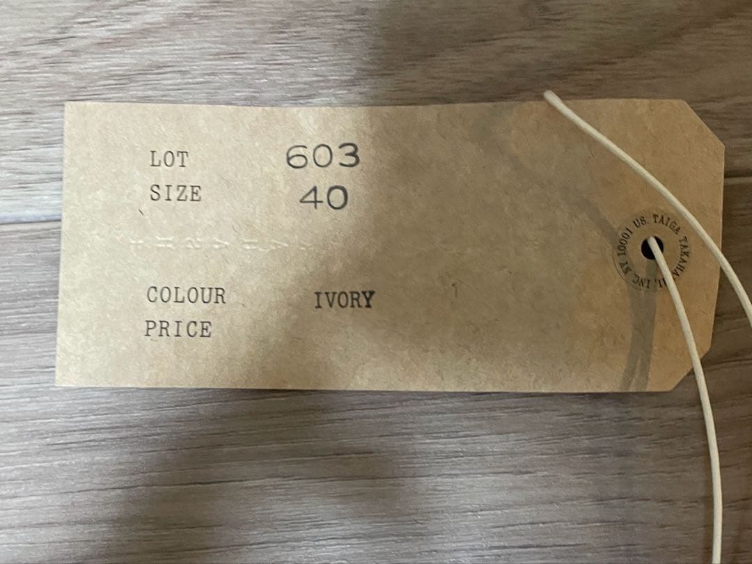 トップス Taiga Takahashi LOT.603 SWEAT SHIRT\"