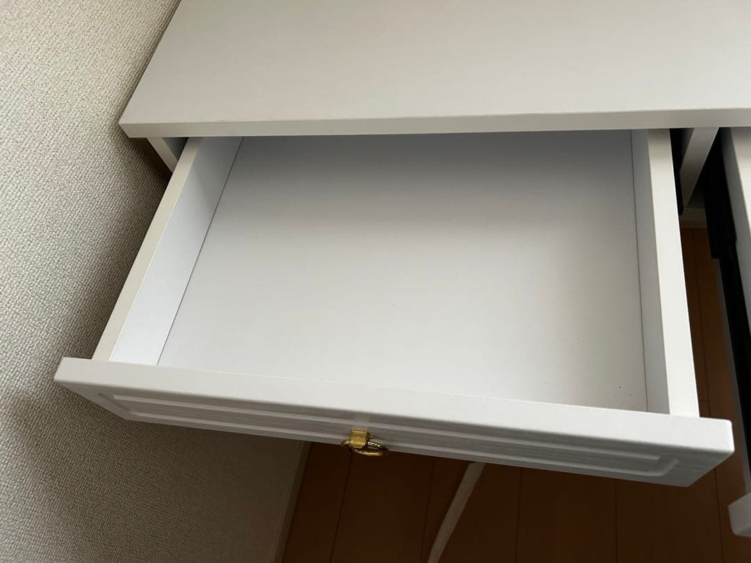 送料込み★幅98 コンソールデスク ゴールド脚 LOWYA