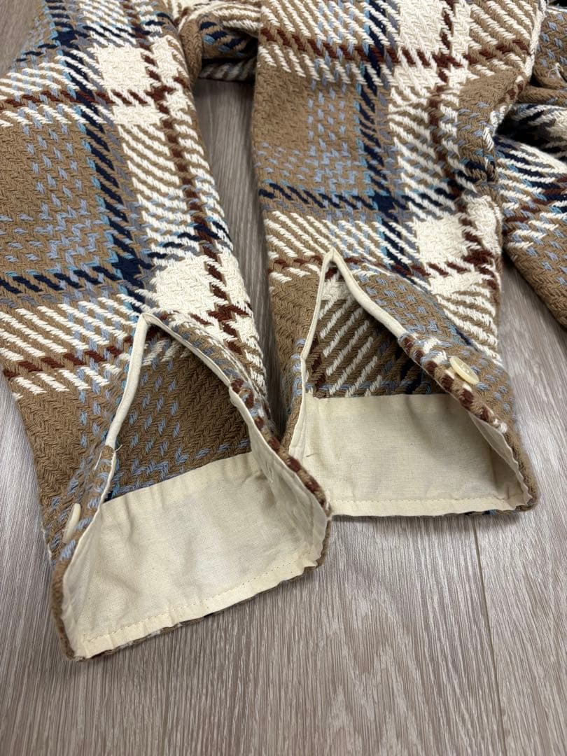 wax london ワックスロンドン EcruBeige オーバーシャツ M