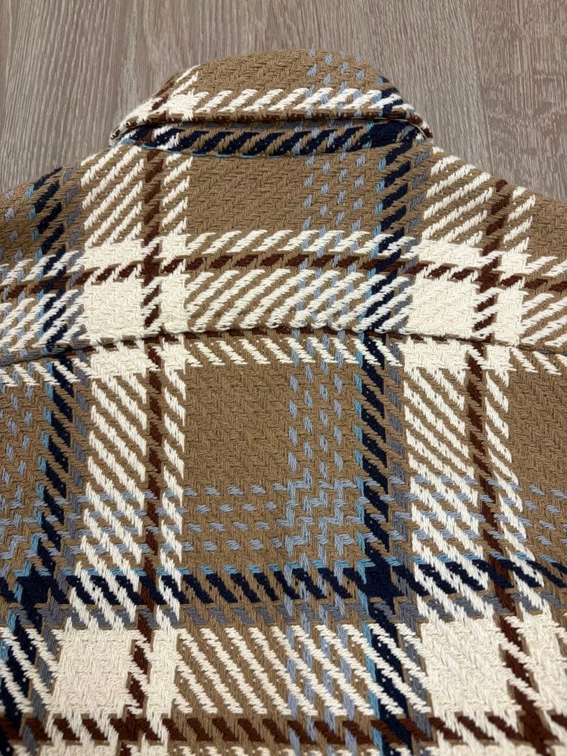 wax london ワックスロンドン EcruBeige オーバーシャツ M