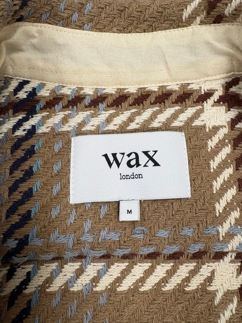 wax london ワックスロンドン EcruBeige オーバーシャツ M