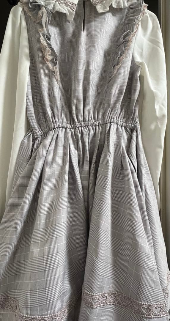 リズリサ 衿ハートプリーツフリルワンピース