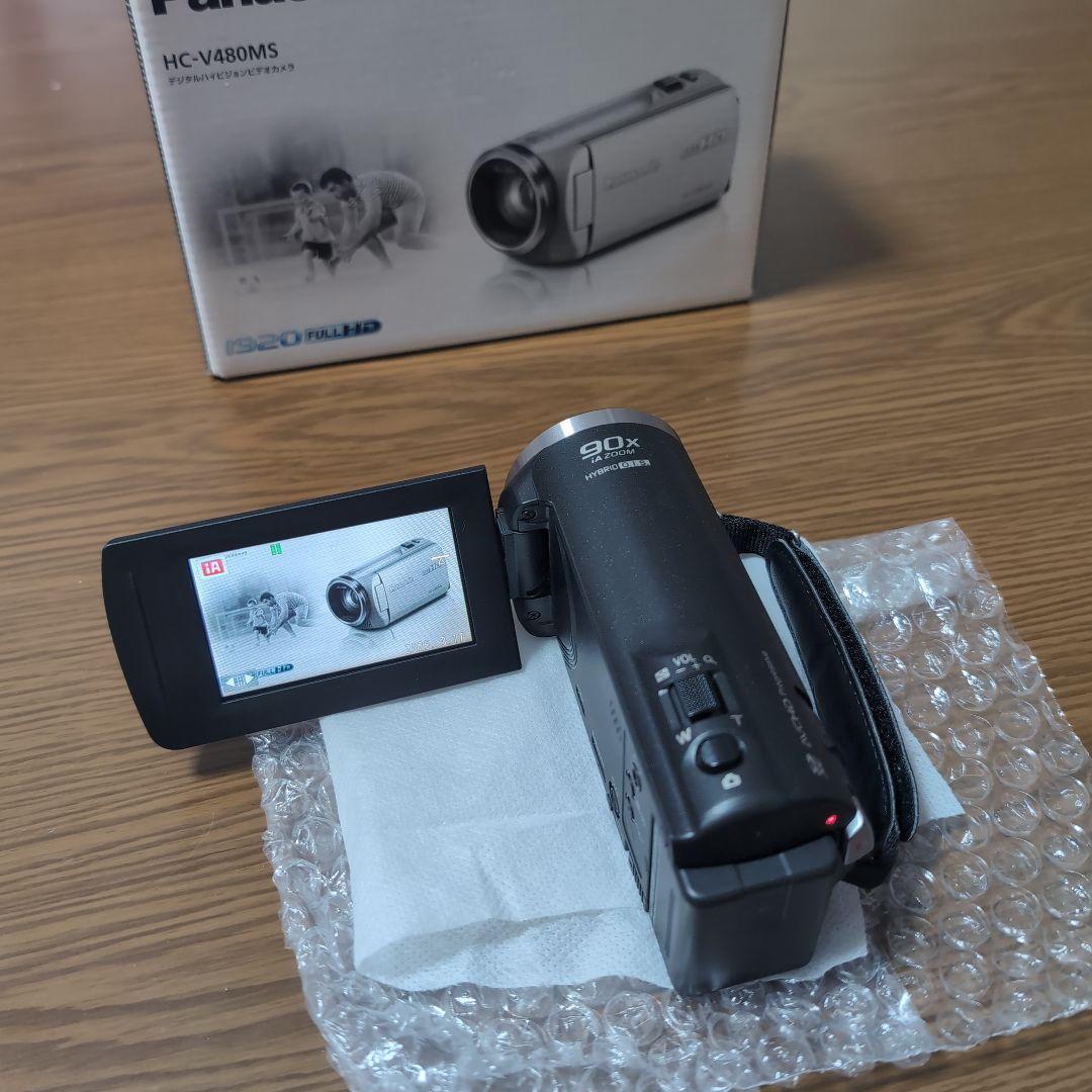 ビデオカメラ HC-V480MS 新品バッテリー、充電器セット 商品説明必読